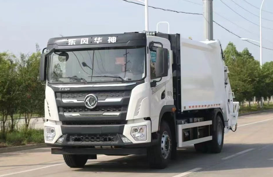 東風(fēng)華神12方純電動高端壓縮垃圾車圖片2